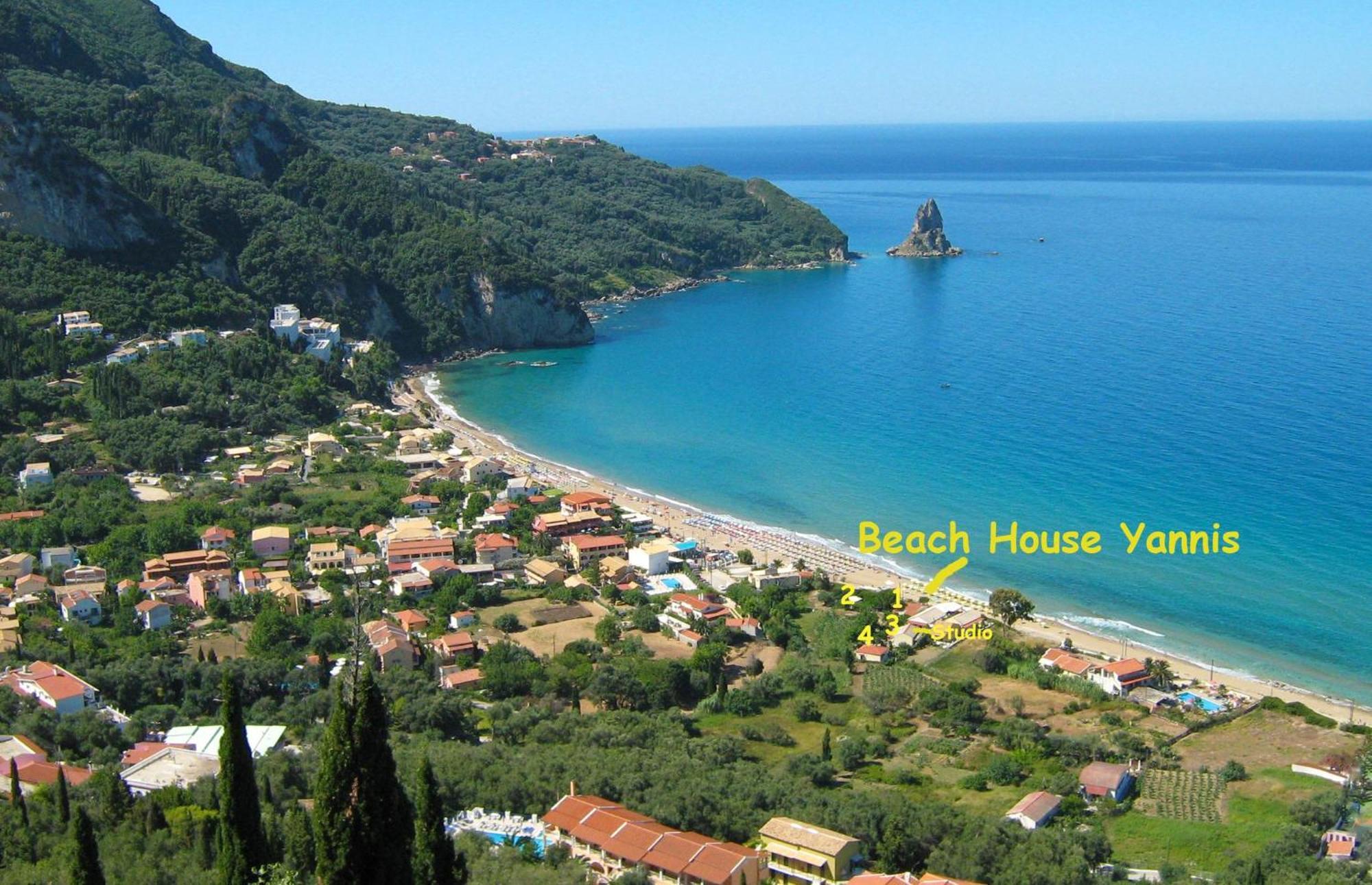 Beach House Yannis 3 In Agios Gordios Beach On Corfu Exterior foto